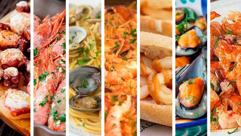 Mariscos Frescos en Platos Ex&oacute;ticos: Una Delicia Gourmet